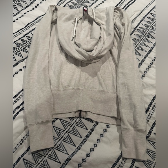 Cream Nike zip up sweater size small - Picture 5 of 6